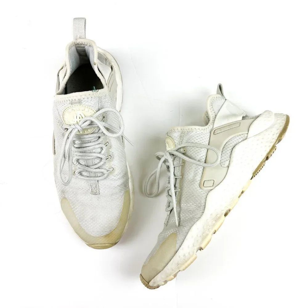 Nike White Air Huarache Sneaker Tennis Athletic Shoes Size 8